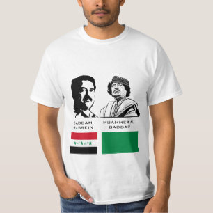 T-shirt Saddam et Kadhafi