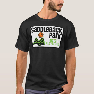 T-shirt Saddleback Park Moteur Logo de terrain de jeu (cou
