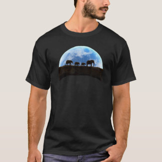 T-shirt Safari Afrique Animaux sauvages Zoo Elephant