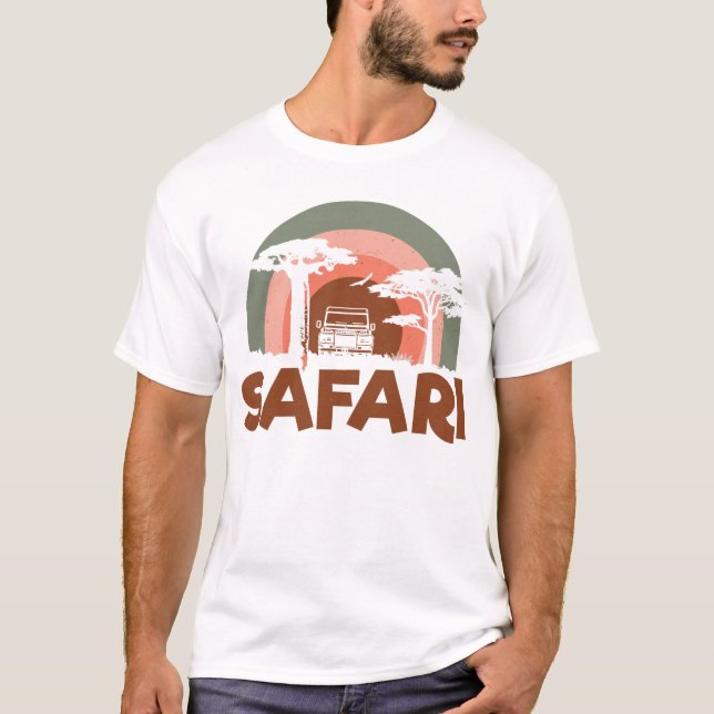 T-shirt Safari Afrique Thème (Devant)