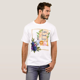 T-shirt Safari amis pour toujours