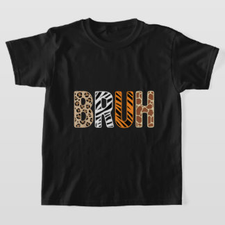 T-shirt Safari Bruh Meme | Conception poster de animal de