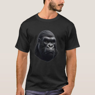 T-shirt Safari de singe animal - Visage de gorille