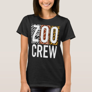 T-shirt Safari Faune Parc animalier Zoo Crew Zookeeper Cos