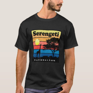 T-shirt Safari Girafe Serengeti Parc national d'Afrique Ta