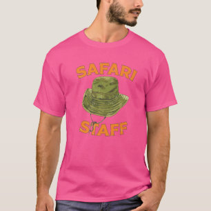 T-shirt Safari personnel Zoo gardien thème fête d'annivers