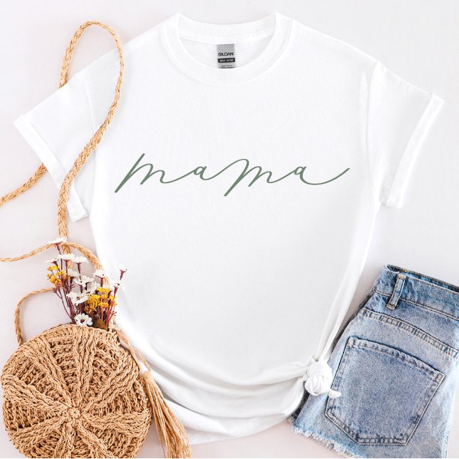 T-shirt Sage Mama Script mignon (Créateur téléchargé)