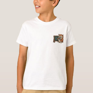 T-shirt Sage Professeur Hibou Tableau Noir Enfants