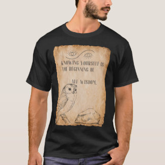 T-shirt Sagesse Chercheur - avec Vibes Anciennes!