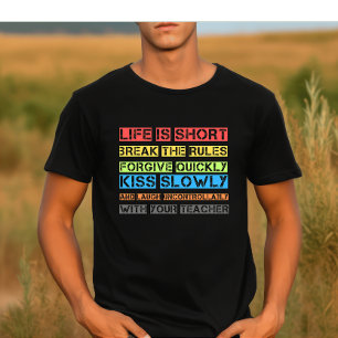 T-shirt Sagesse colorée : Embrassez les leçons vibrantes d