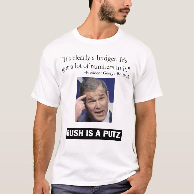 T-shirt Sagesse de budget (Devant)