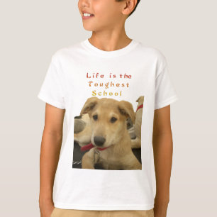 T-shirt Sagesse d'or : Une vision oeil de chien de l'école