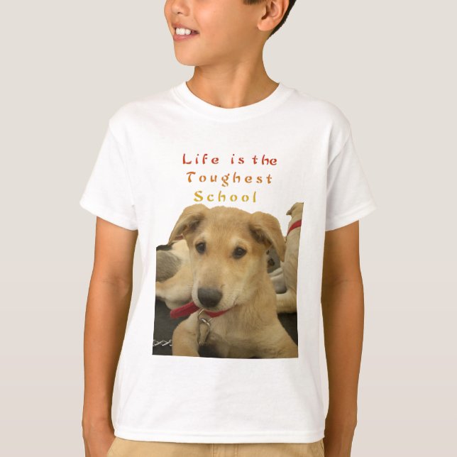 T-shirt Sagesse d'or : Une vision oeil de chien de l'école (Devant)