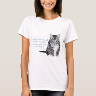 T-shirt Sagesse féline - et amitié