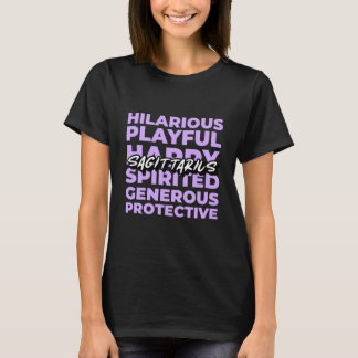 T-shirt Sagittaire Caractéristiques du zodiaque