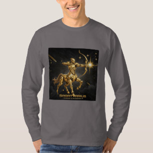 T-shirt Sagittaire du Centaure Cyber Doré