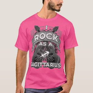 T-shirt Sagittaire Guitare I Rock As Sagittarius Zodiac