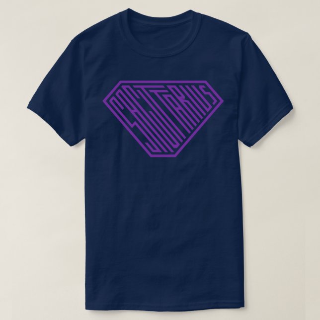 T-shirt Sagittaire SuperEmpowered Zodiac Purple (Design devant)