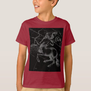 T-shirt Sagittarius carte de constellation par Hevelius su