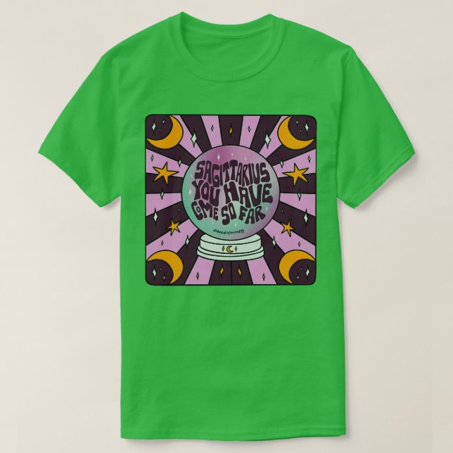 T-shirt Sagittarius Crystal Ball (Design devant)