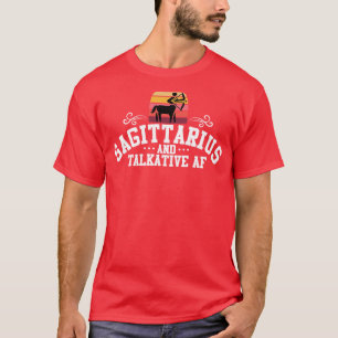 T-shirt Sagittarius Et Talkatif AF