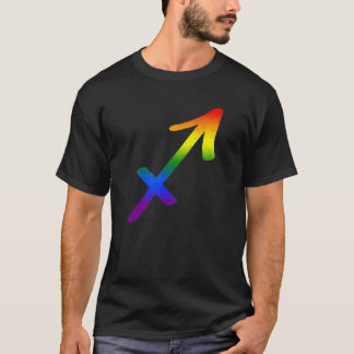 T-shirt Sagittarius Lgbt Symbole Zodiaque Lgbt Rainbow Pri
