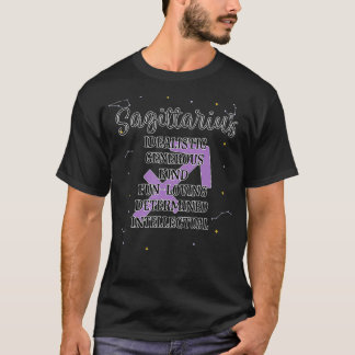 T-shirt Sagittarius signe Zodiaque Novembre Décembre Anniv