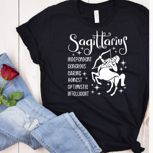 T-shirt Sagittarius Symbole Zodiaque Traits Horoscope