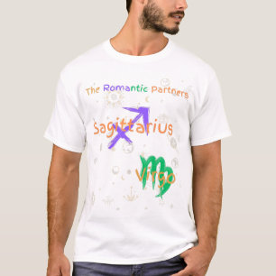 T-shirt Sagittarius Virgo Couple Zodiac