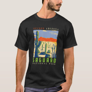 T-shirt Saguaro US National Park Tucson Arizona Vintage