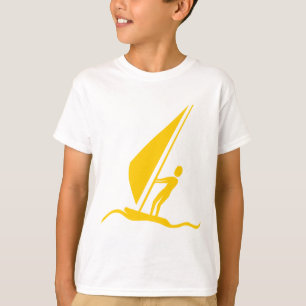 T-shirt Sailboarding - Ambre