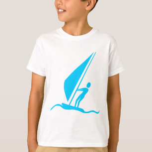 T-shirt Sailboarding - Sky Blue