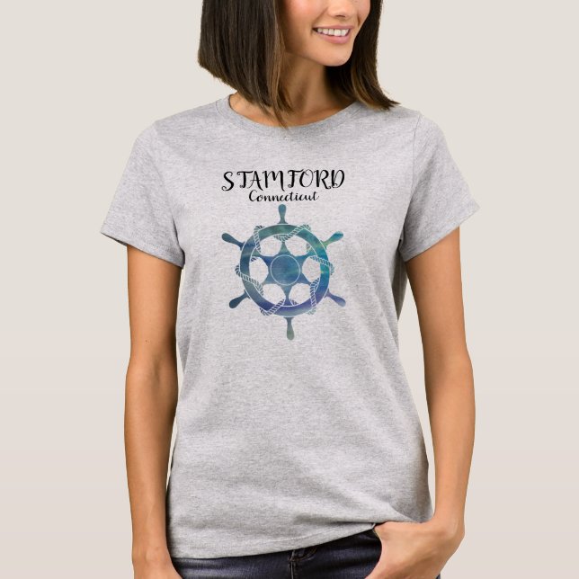 T-shirt Sailor Stamford Connecticut (Devant)