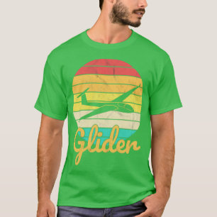T-shirt Sailplane Glider RetroTShirt