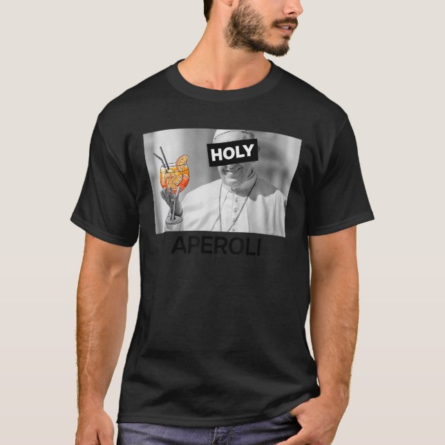 T-SHIRT SAINT APÉROLI X PAPE LE PAPE DRIP X FRANCIS SPRITZ (Devant)