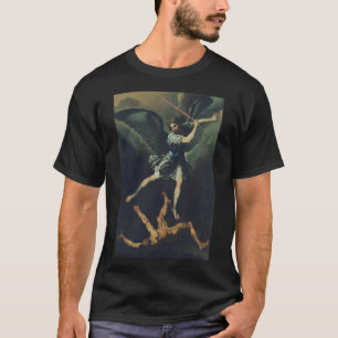 T-shirt Saint Archange Michael bat le diable