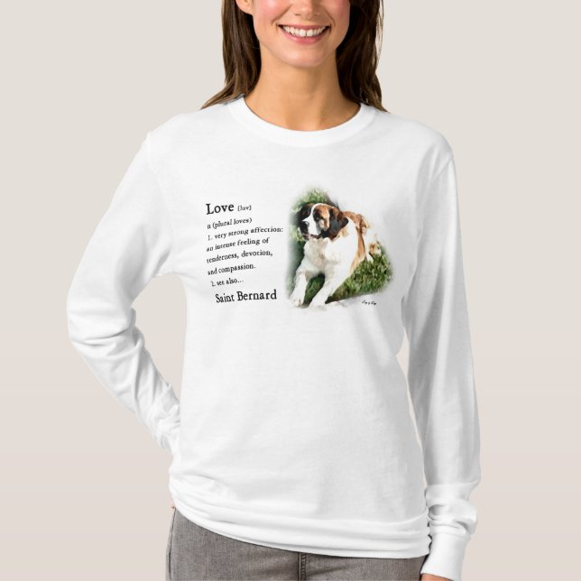 T-shirt Saint Bernard Art Cadeaux (Devant)