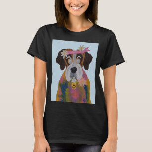 T-shirt Saint Bernard Hippie