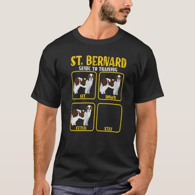 T-shirt Saint Bernard St Bernard Guide d'entraînement de c (Devant)