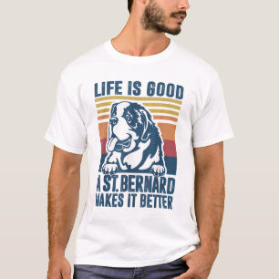 T-shirt Saint Bernard Toxits For Women Men Dog Maman Papa