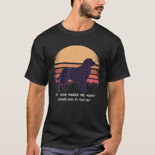 T-shirt Saint Bernard Vintage St. Bernard Amoureux des chi