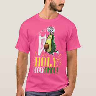 T-shirt Saint Blockamole Drôle Avocado Beach Volleyball