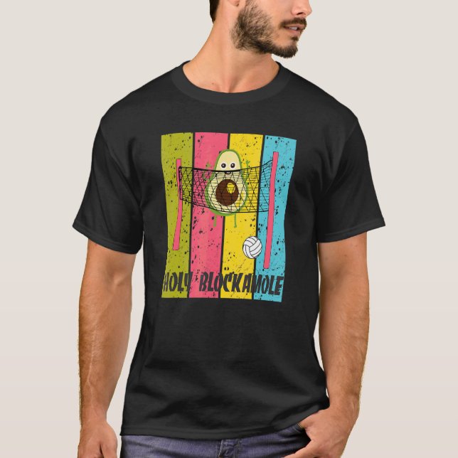 T-shirt Saint Blockamole Hommes Femmes Avocado Guacamole R (Devant)