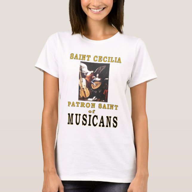 T-SHIRT SAINT CECILIA (Devant)
