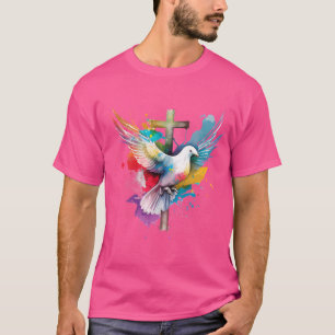 T-shirt Saint Esprit Dove Louange Jésus Pentecôte