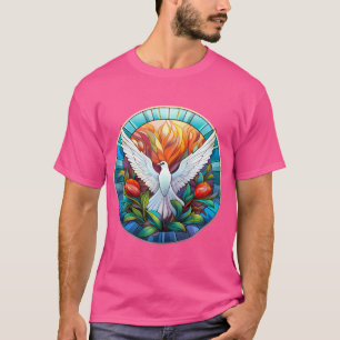 T-shirt Saint-Esprit Louange Jésus Saint-Esprit Dove En Tê
