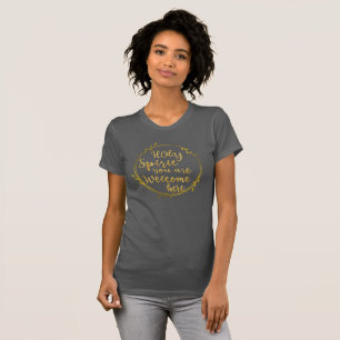 T-shirt Saint-Esprit vous êtes ici le chrétien bienvenu