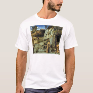 T-shirt Saint Francis dans le désert par Giovanni Bellini