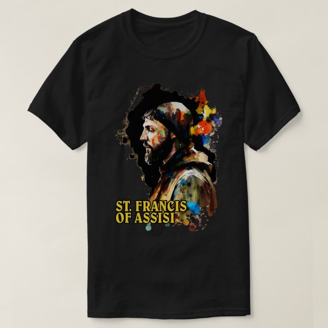 T-shirt Saint François d'Assise 1 (Design devant)