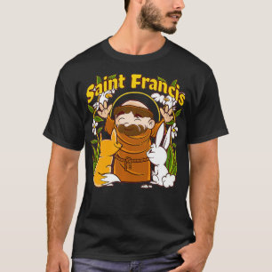 T-shirt Saint François d'Assise Patron Saint des Animaux C